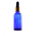 Stikla zila pudelīte ar pipeti 30 ml