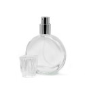 Stikla pudelīte ar izsmidzinātāju 50 ml